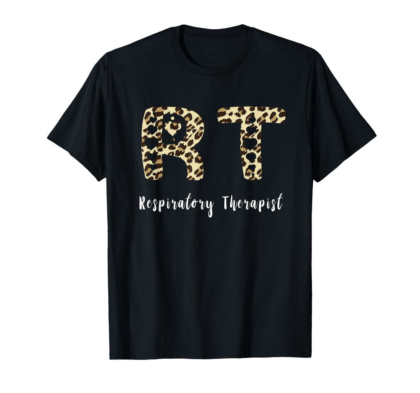 Respiratory Therapist RT Leopard Respiratory Doctor T-Shirt