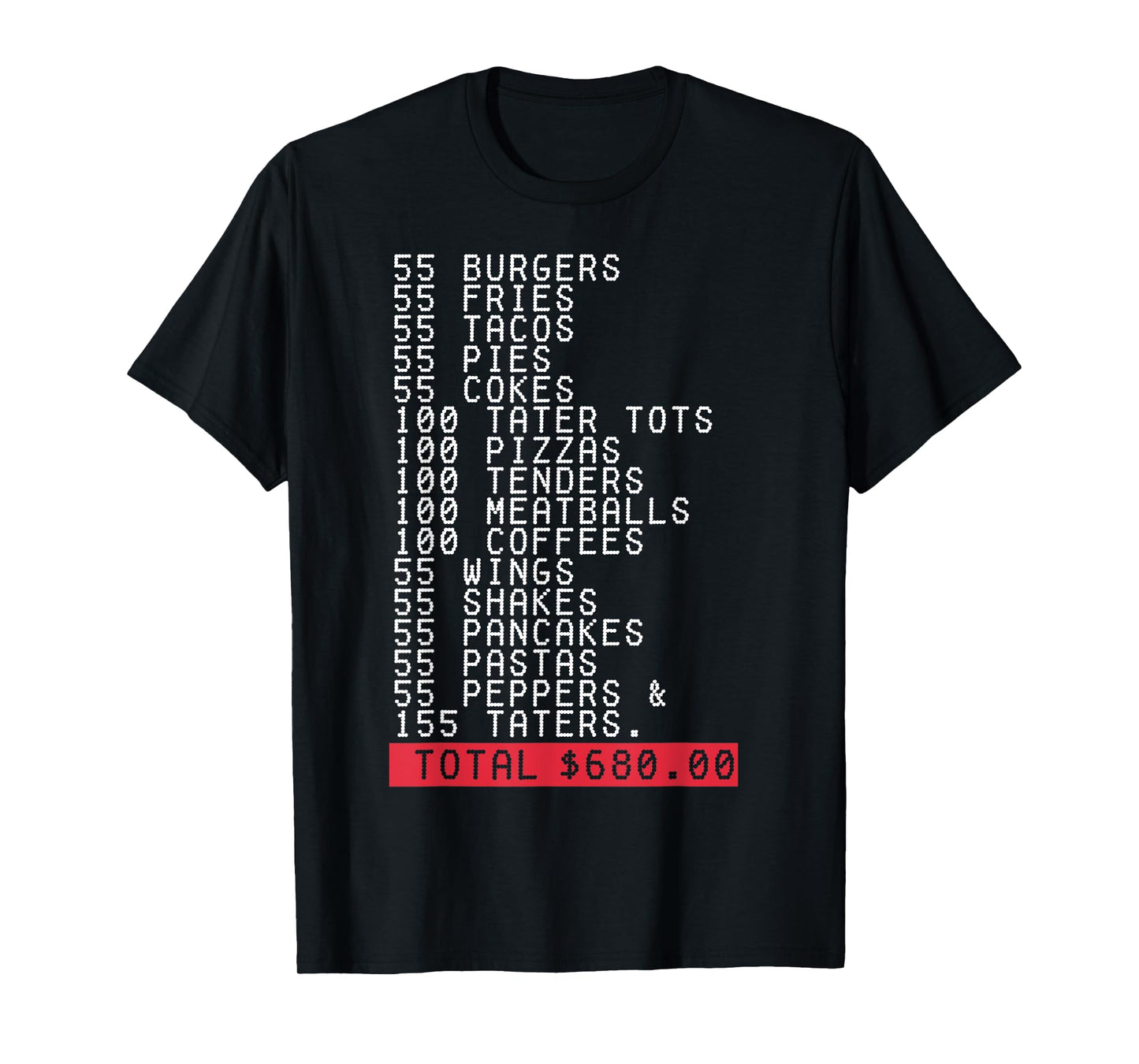 55 Burgers 55 Fries I Think You Should Leave Funny T-Shirt