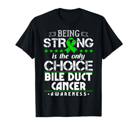 Green Ribbon Cholangiocarcinoma Awareness T-Shirt