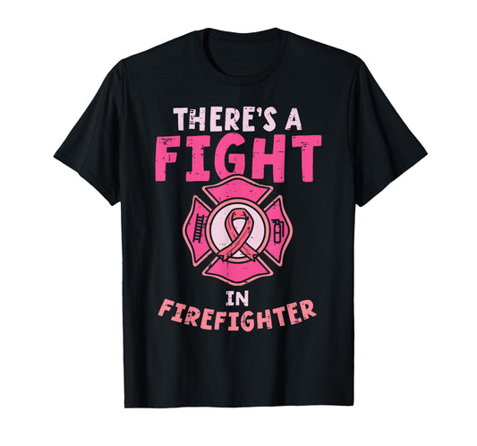 Breast Cancer Awareness with Pink Ribbon T-Shirt