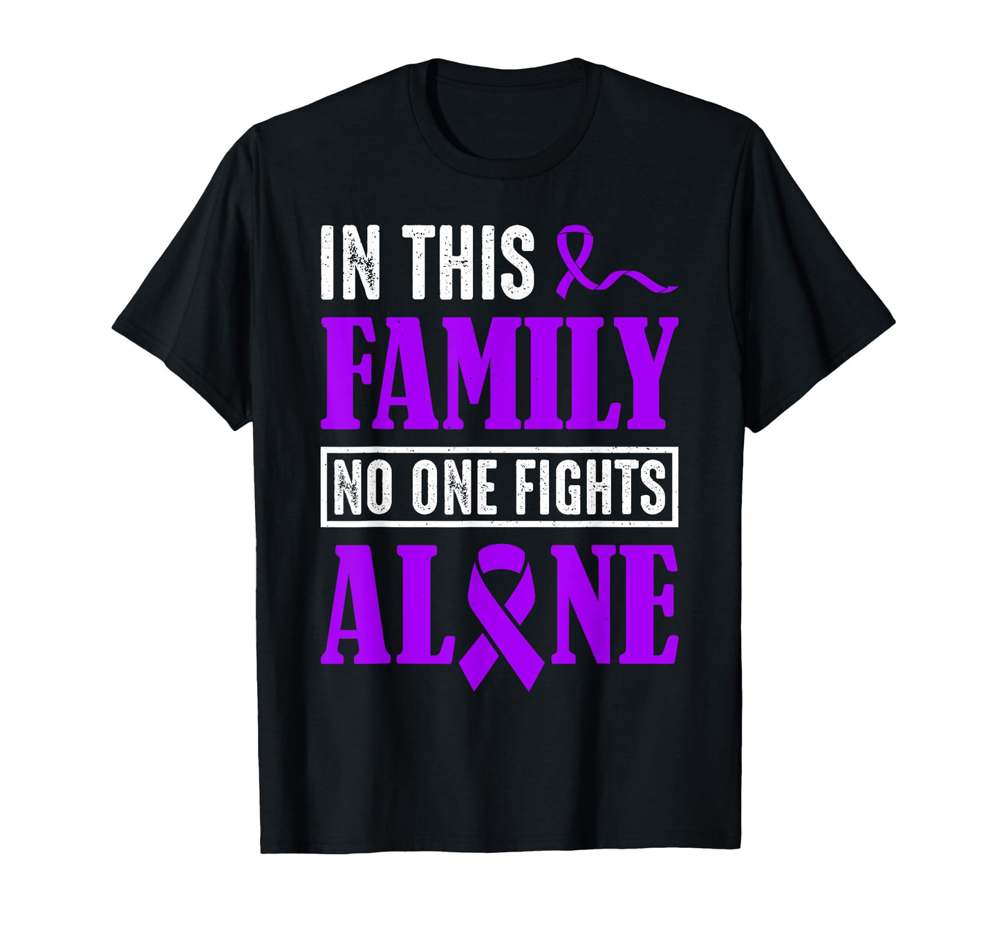 In This Family No Fights Alone Shirt Testicular Cancer Gifts T-Shirt