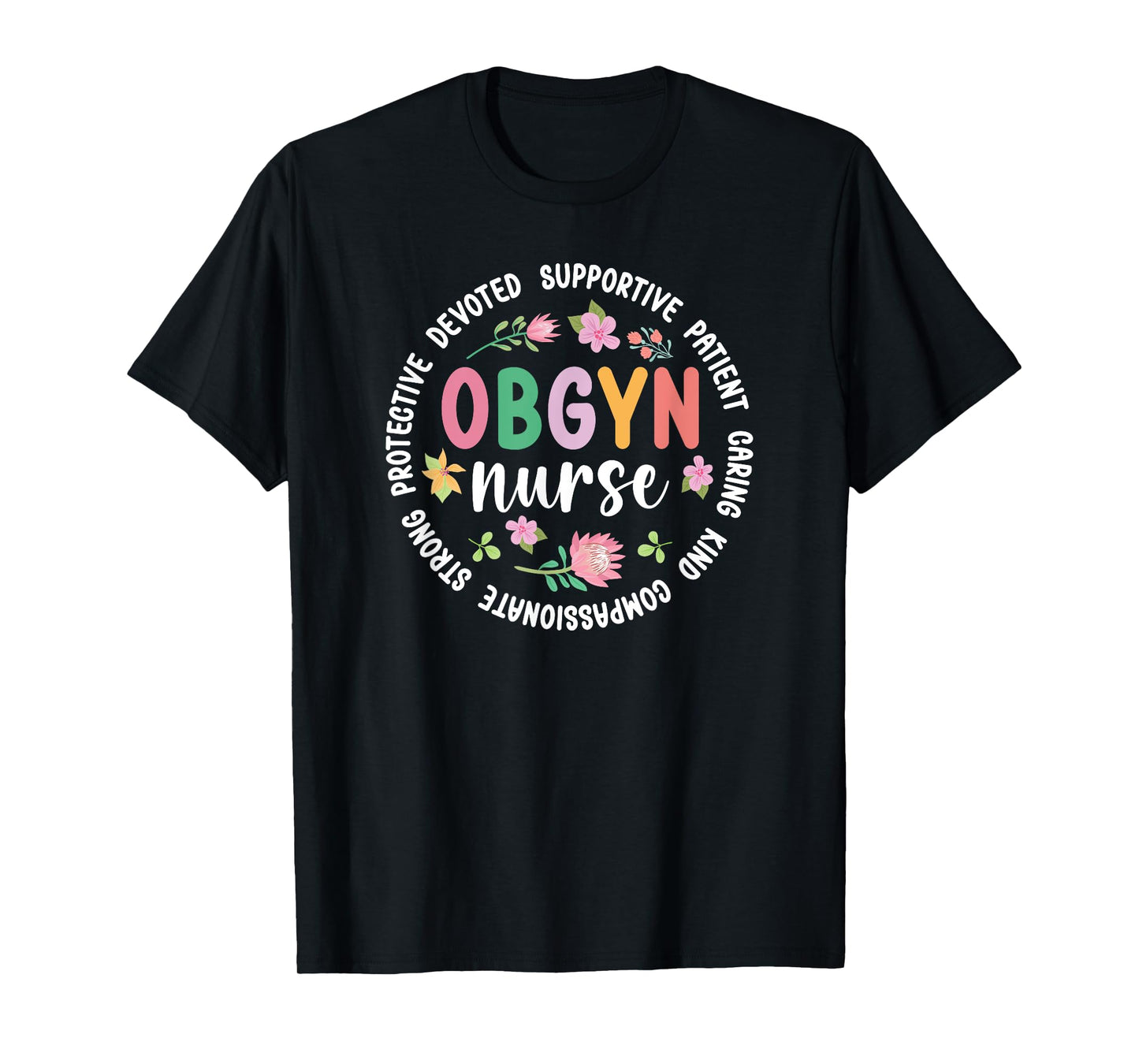 OBGYN Nurse Appreciation Circle OB/GYN Nurse OBGYN Nursing T-Shirt
