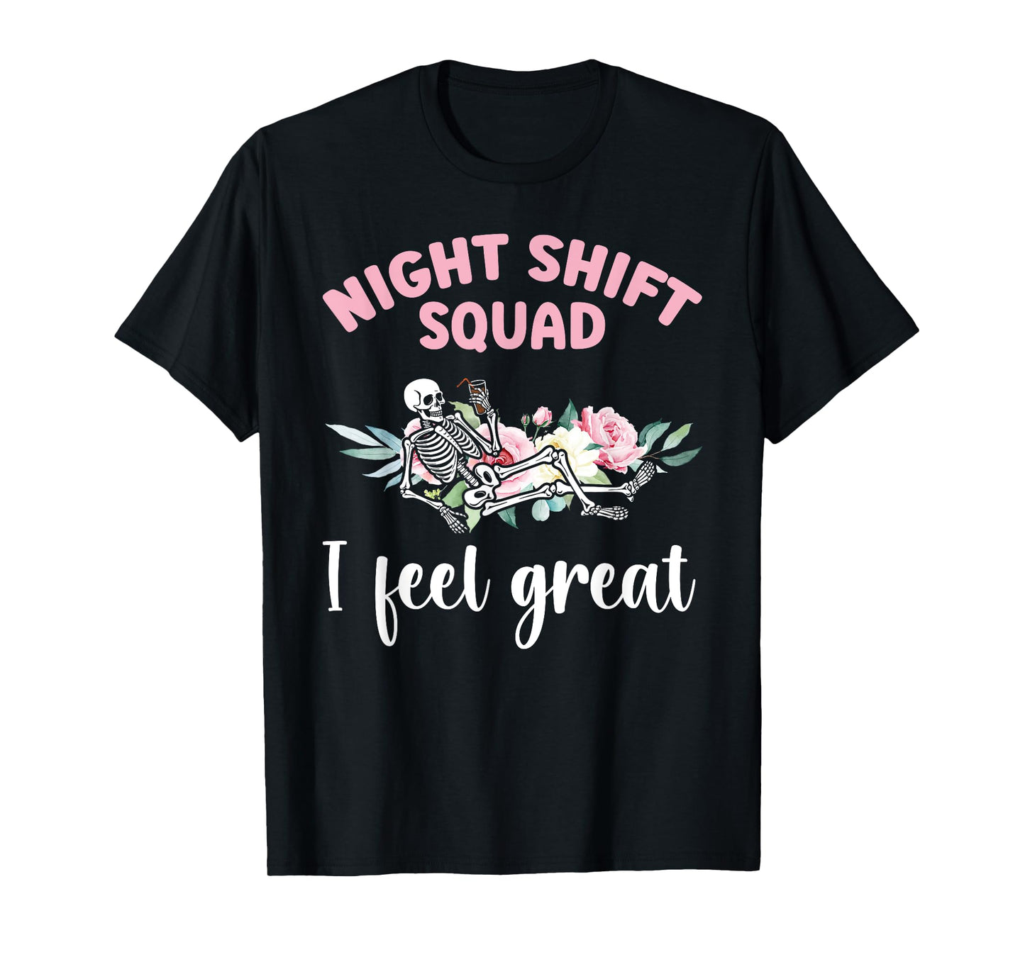 Night Shift Squad Night Shift Worker Overnight Work Shift T-Shirt