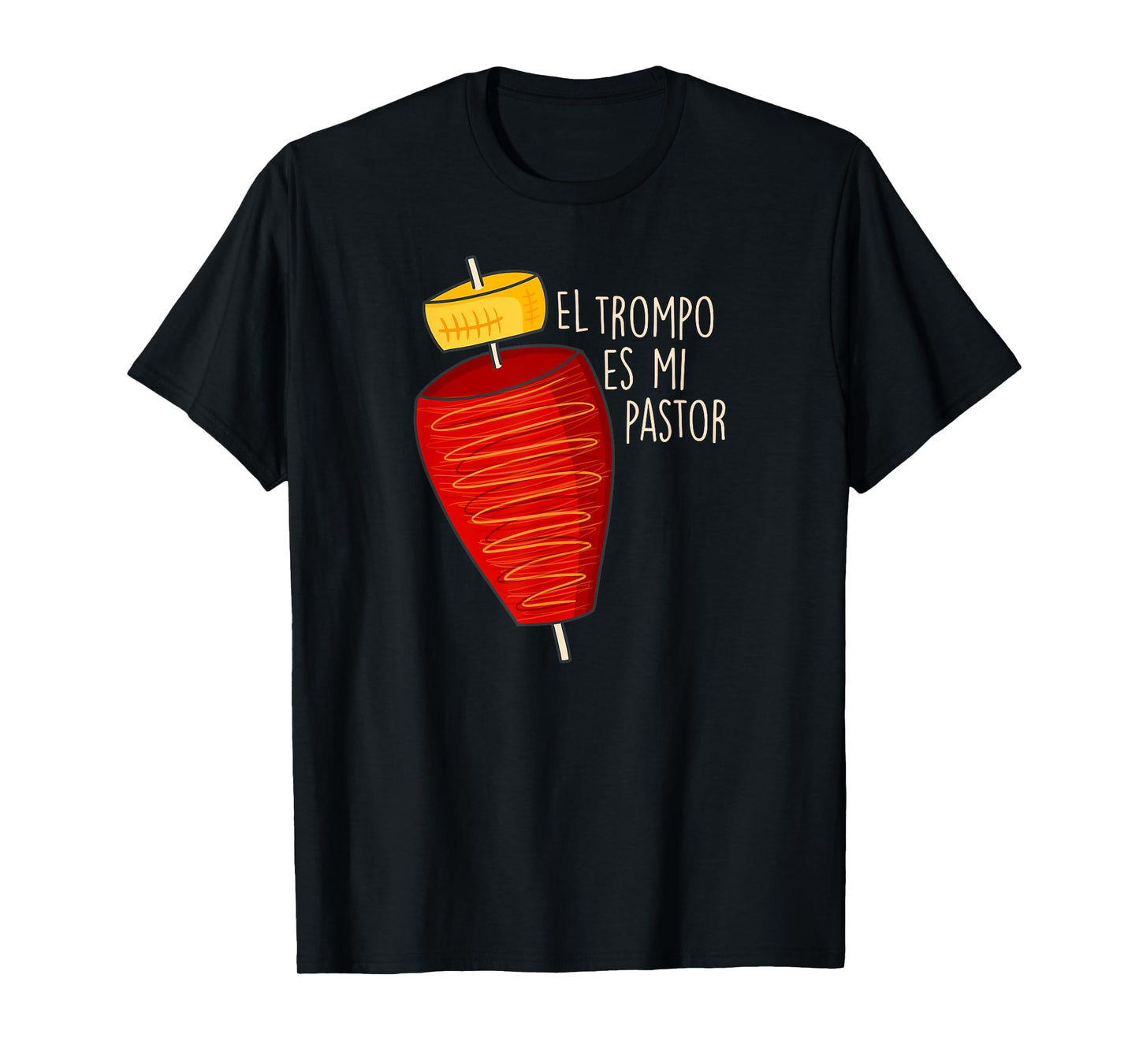 Trompo al Pastor para Papás Chicanos que Aman Tacos y Chela T-Shirt