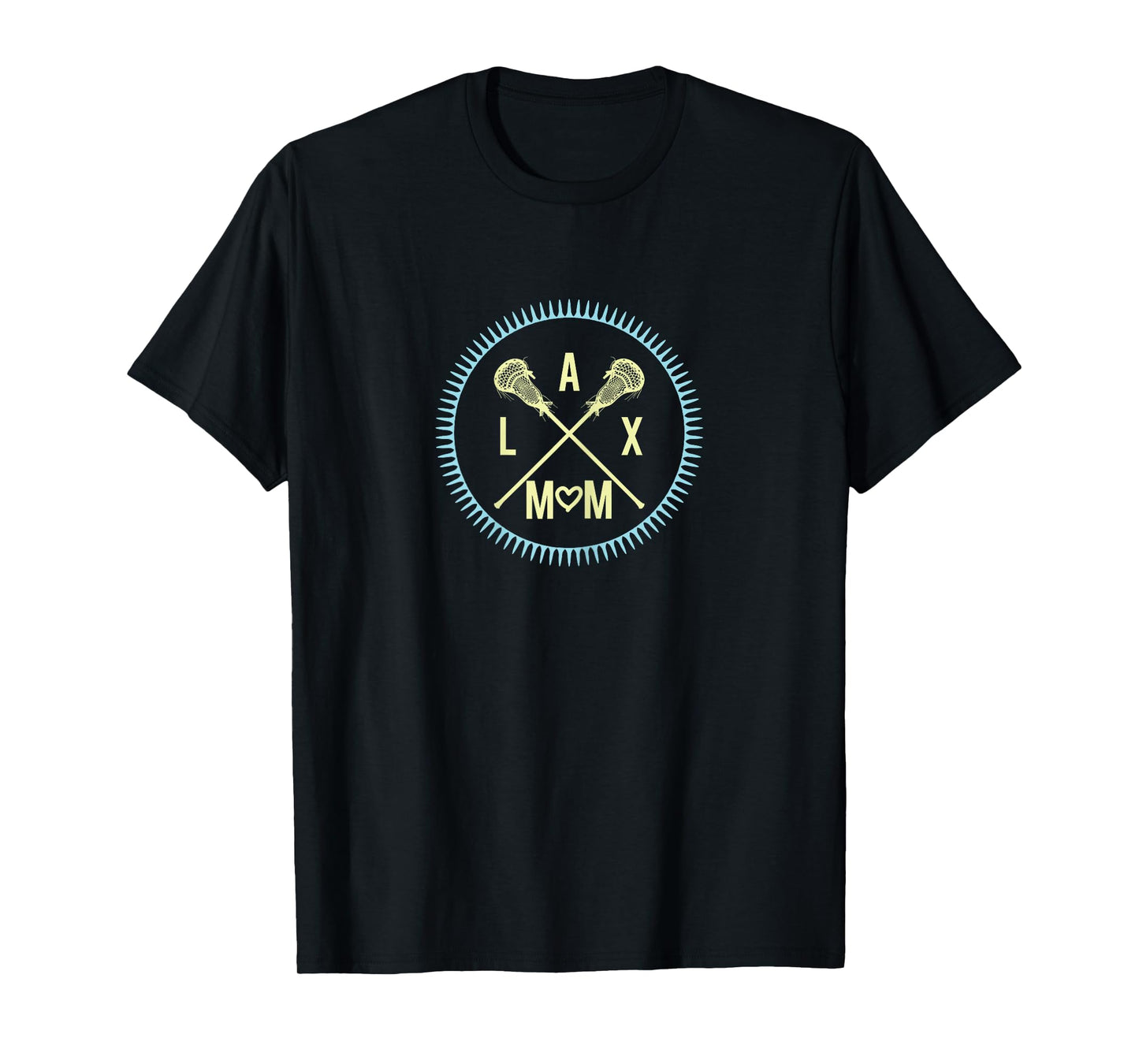 Lax Mom Lacrosse Mother's Day LAX Mum Graphic T-Shirt