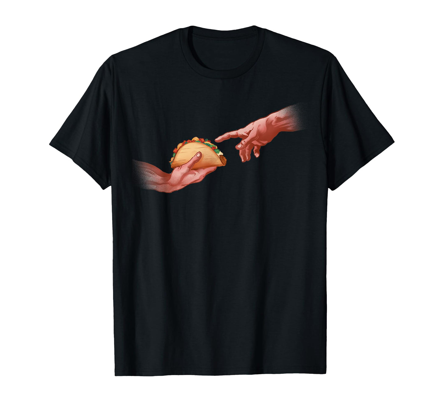 Funny Taco Creation God Hand Tacos Humor Food T-Shirt