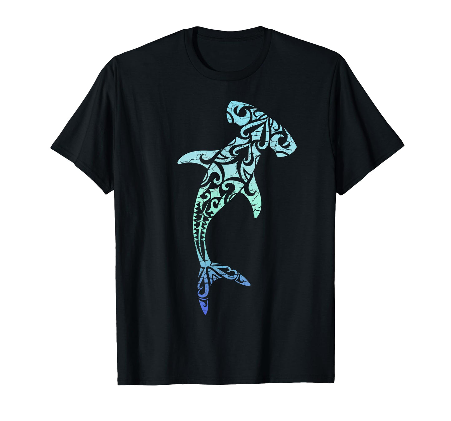 Hawaii Polynesian Tribal Hammerhead Shark Tee Aloha State T-Shirt