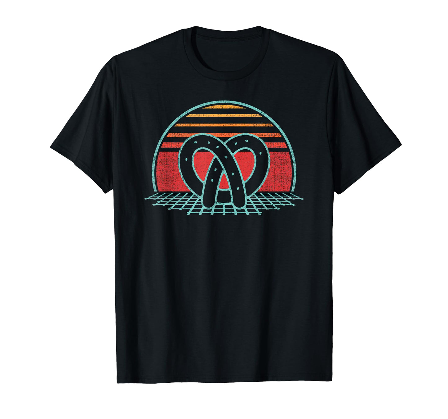 Pretzel Lover Retro Vintage 80s Style Gift T-Shirt