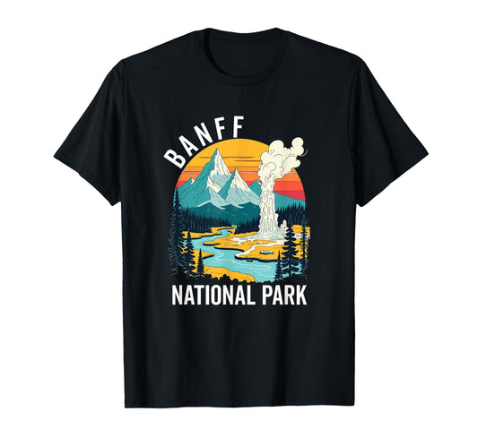 banff souvenir reminder Canadian national park men women T-Shirt