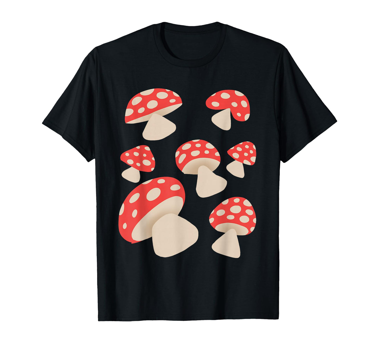 Toadstools and red mushrooms T-Shirt