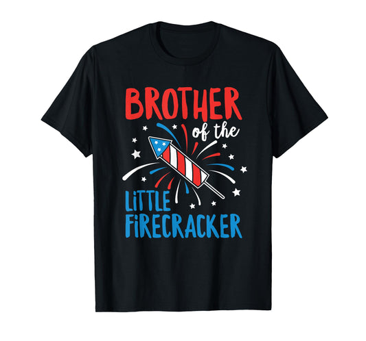 Big Brother Of The Little Firecracker Pregnancy Announcement T-Shirt