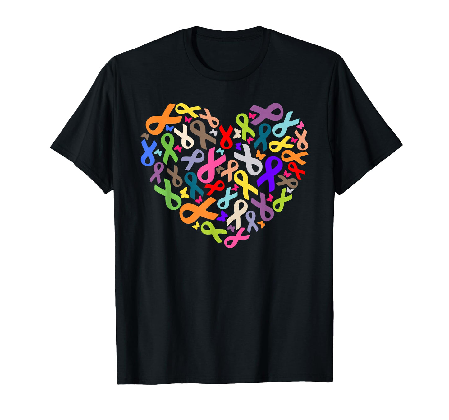 Cancer Sucks In Every Color Shirt Cancer Ribbon Colors T-Shirt