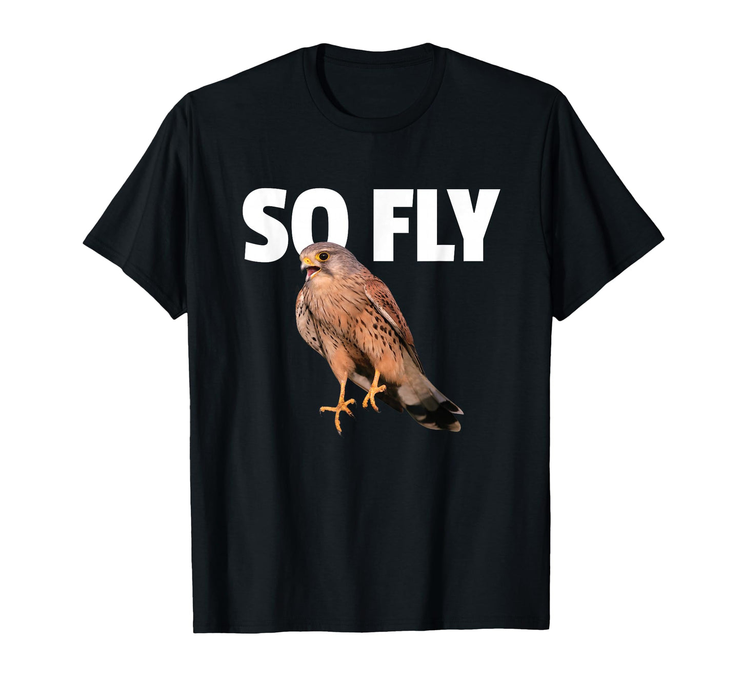 Kestrel Falcon Bird Birdwatching So Fly T-Shirt