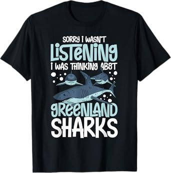 Greenland Shark Animal Tooth Funny Ocean T-Shirt