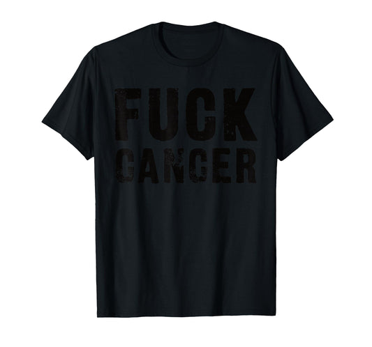Fuck Cancer Black Font T-Shirt