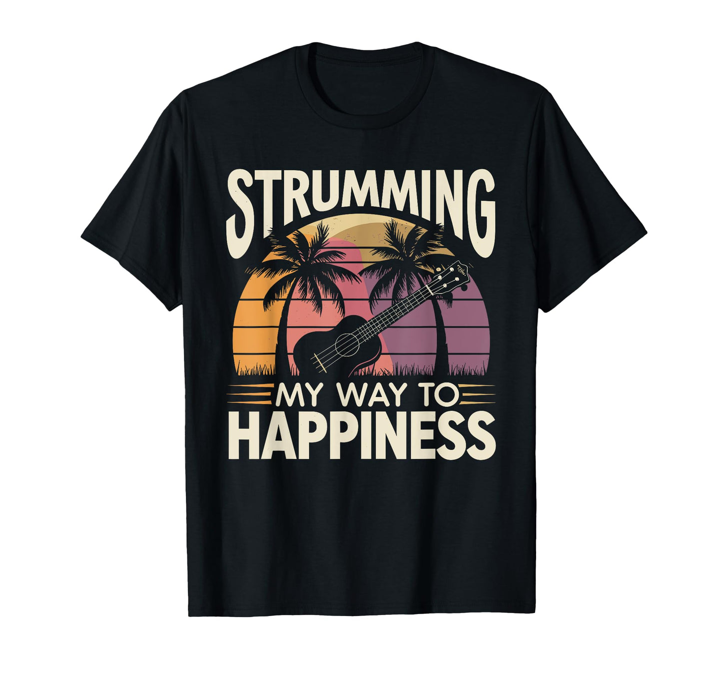 Ukulele Player Hawaiian Music Tropical Island Gift T-Shirt