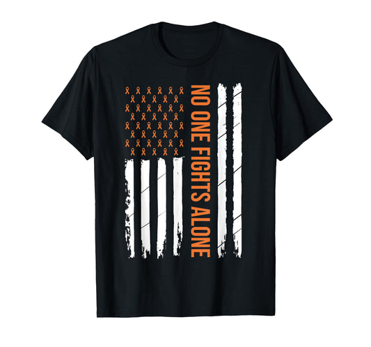 Kidney Cancer Awareness Orange Ribbon T-Shirt