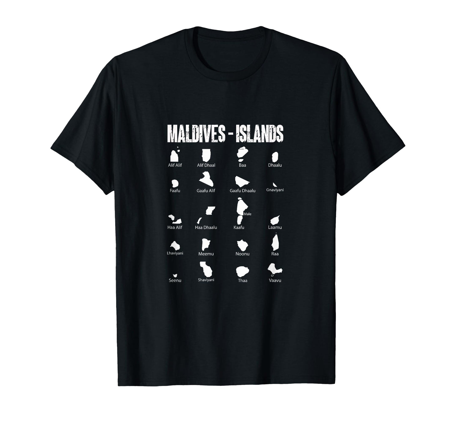Map of Maldives T-Shirt