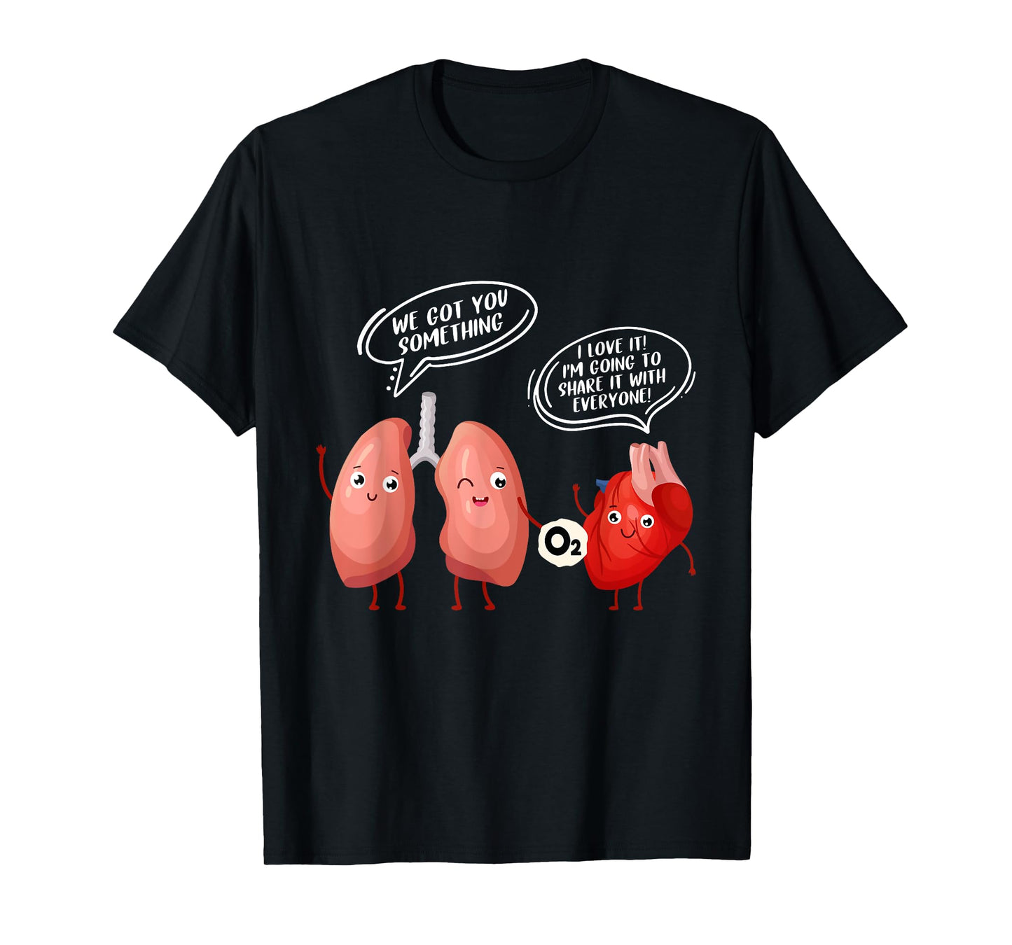 Oxygen For The Heart Lungs Doctor T-Shirt