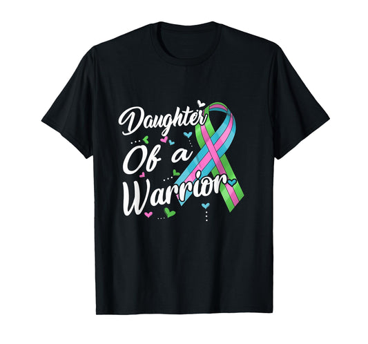 Fighter Daughter Of A Warrior Metastatic Breast Cancer T-Shirt