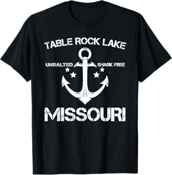 TABLE ROCK LAKE MISSOURI Funny Fishing Camping Summer Gift Men Women Girls Kids T-Shirt