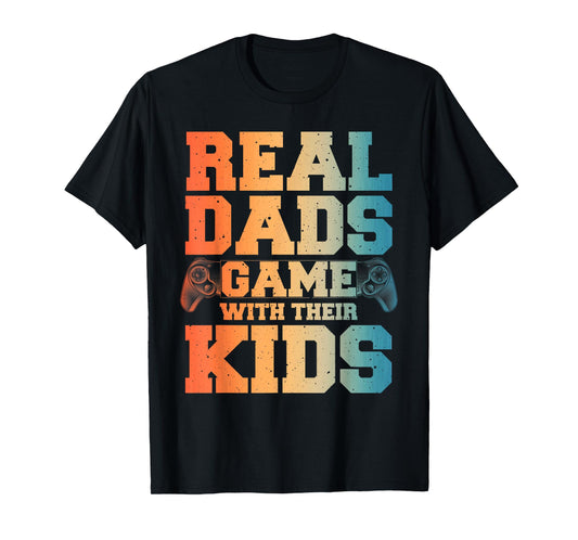 Funny Gamer Dad Art For Gaming Dad Daddy Men Game Lover T-Shirt