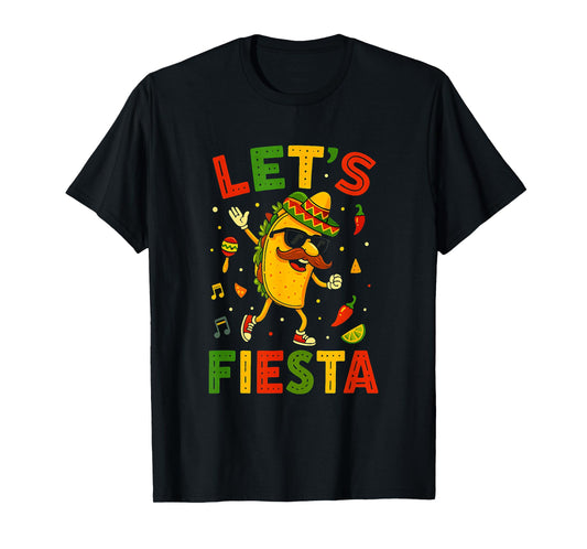 Dabbing Taco Cinco de Mayo Funny Mexican Food Dab Boys men T-Shirt