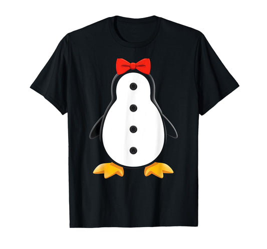 Penguin Body Tuxedo Halloween Costume T-Shirt