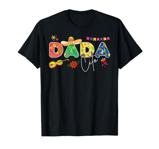 Dadacito Vintage Mexican Old Man Funny Cinco de Mayo T-Shirt