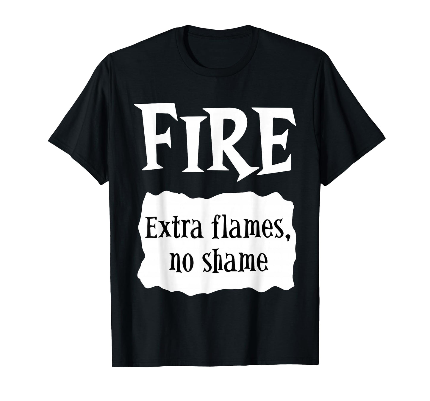 Cute Taco Sauce Halloween Costume Fire Extra Flames No Shame T-Shirt