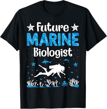 Funny Future Marine Biologist Ocean Student Biology Gift T-Shirt