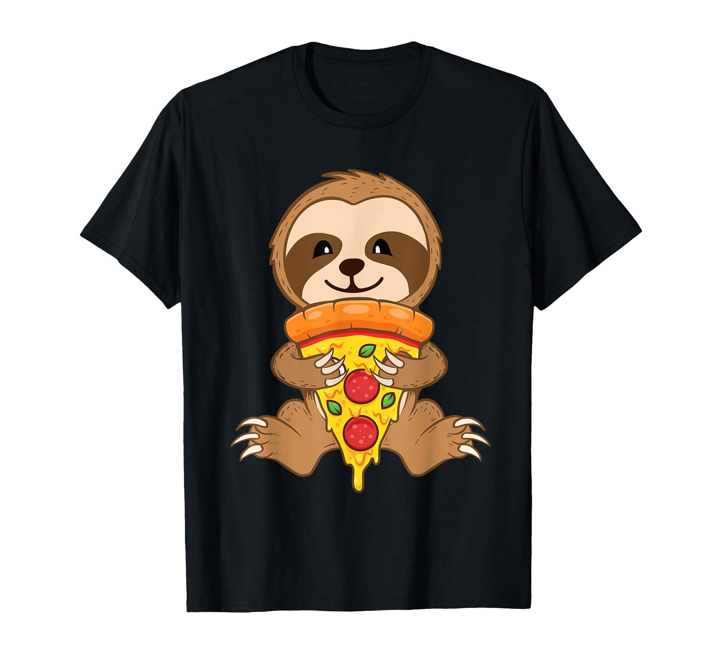 Sloth Pizza Lover - Foodie Wildlife Animal Nature Zookeeper T-Shirt