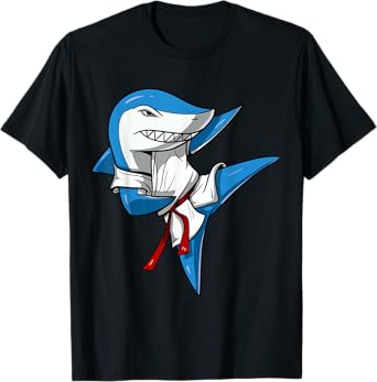 Shark Karate Martial Arts Kickboxing Jiu-Jitsu Taekwondo T-Shirt