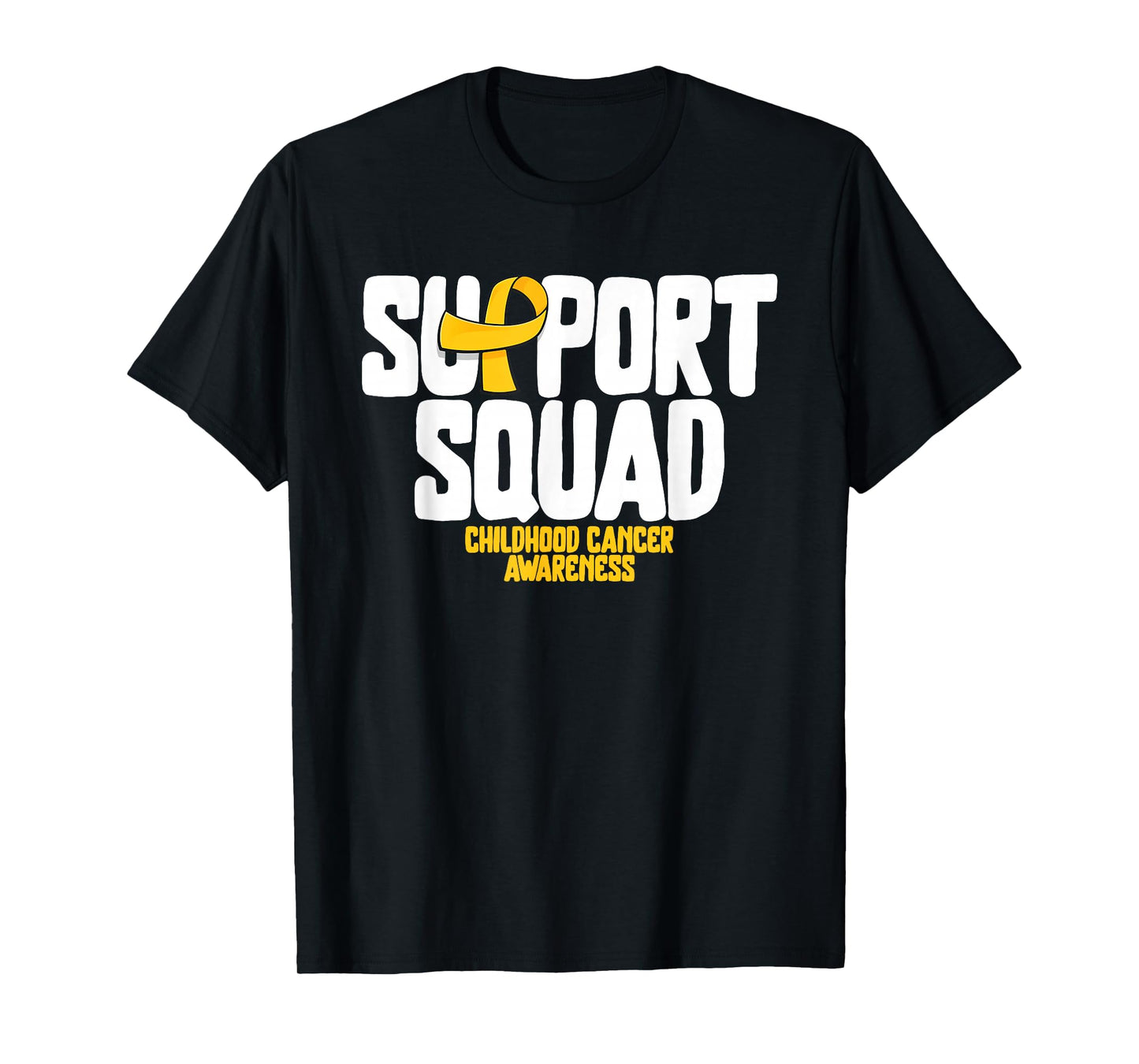 Childhood Cancer Support Squad Childhood Cancer Awareness T-Shirt