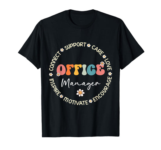 Cute Office Manager Squad Appreciation Week back to school T-Shirt