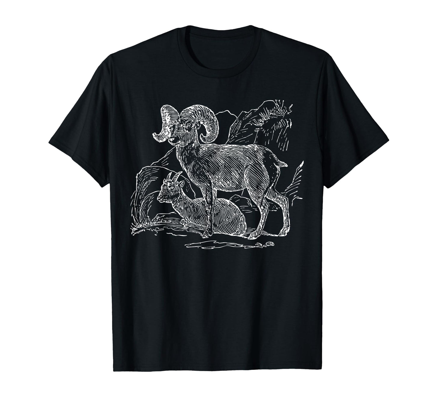 Bighorn Sheep T-Shirt Ram Sheep Tee Shirt T-Shirt