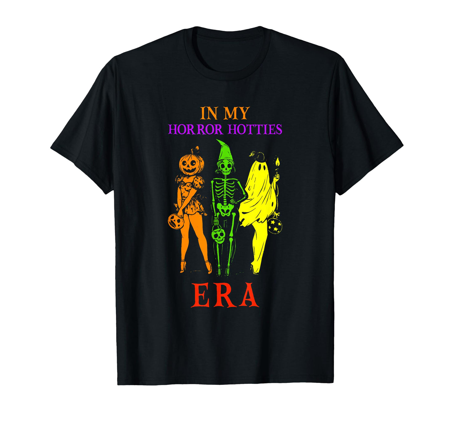 in My Horror Hotties Era Halloween Design T-Shirt