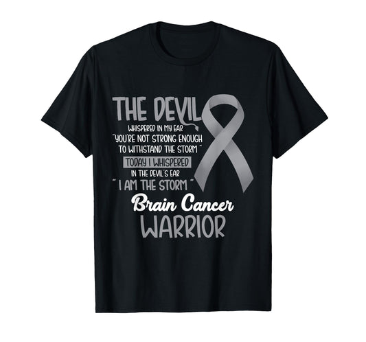 I am the storm Brain Cancer Warrior Shirt T-Shirt