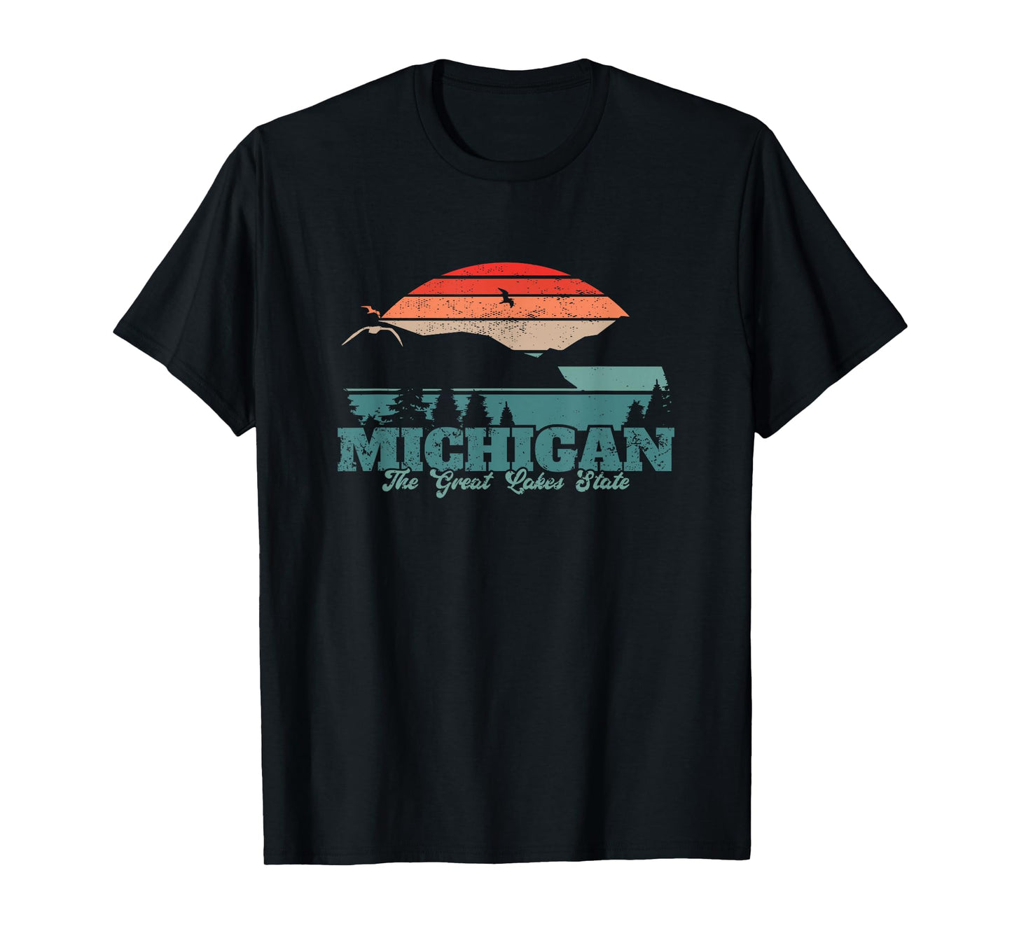 Michigan Lake The Great Lakes State Proud Michigander T-Shirt