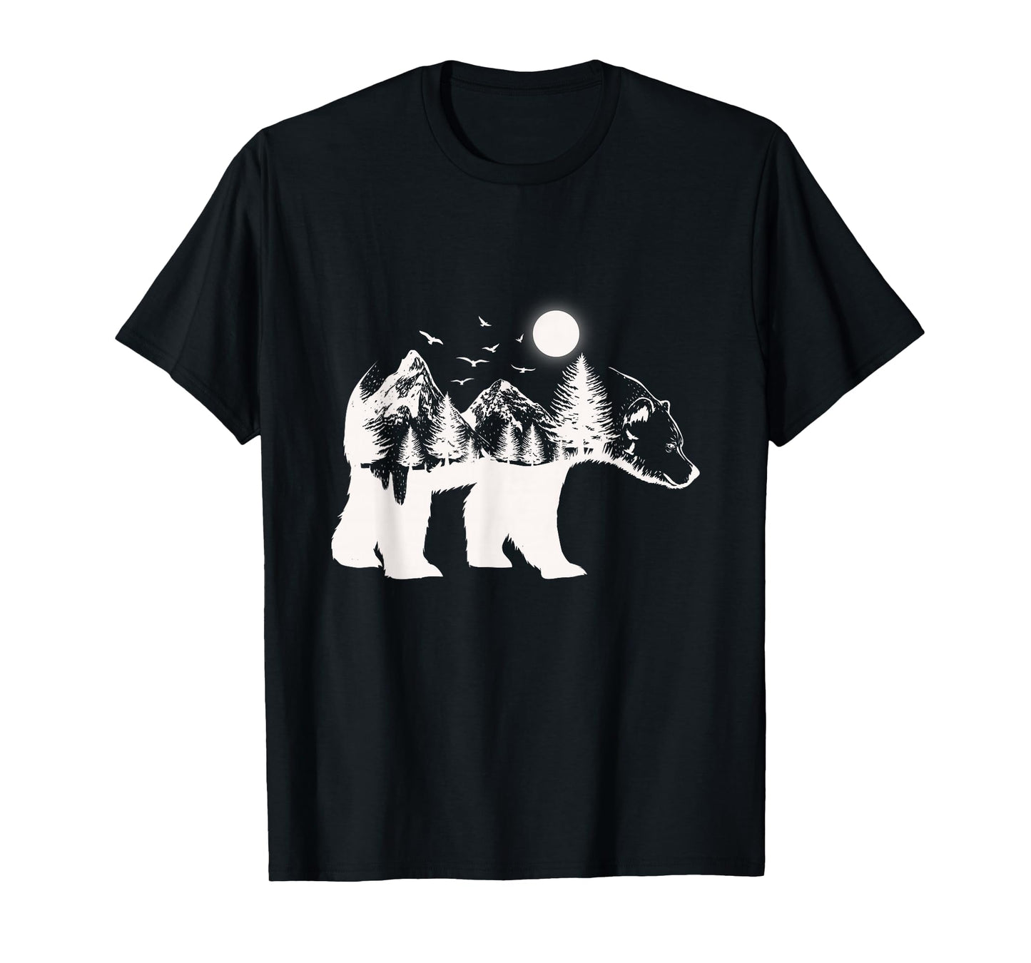 Bear illustration made of trees bears T-Shirt