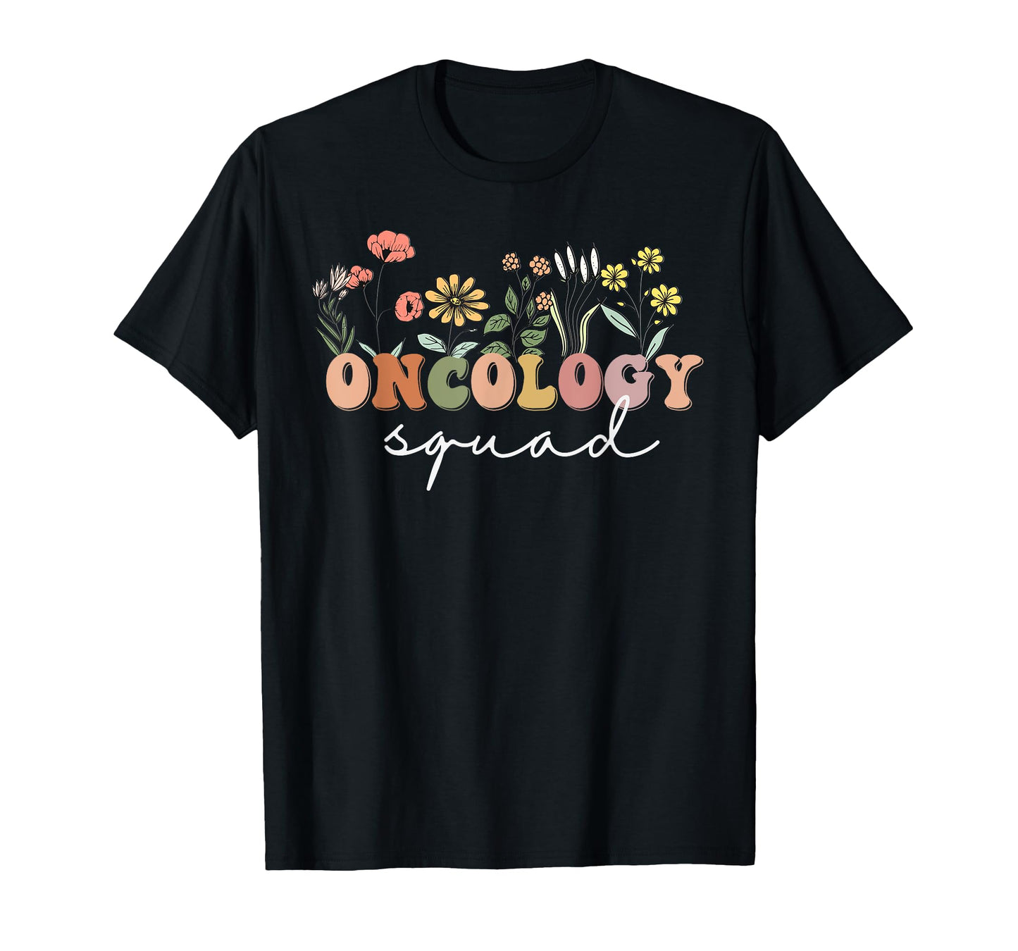 Wildflower Oncology Nurse Squad Retro Tee Pediatric Oncology T-Shirt
