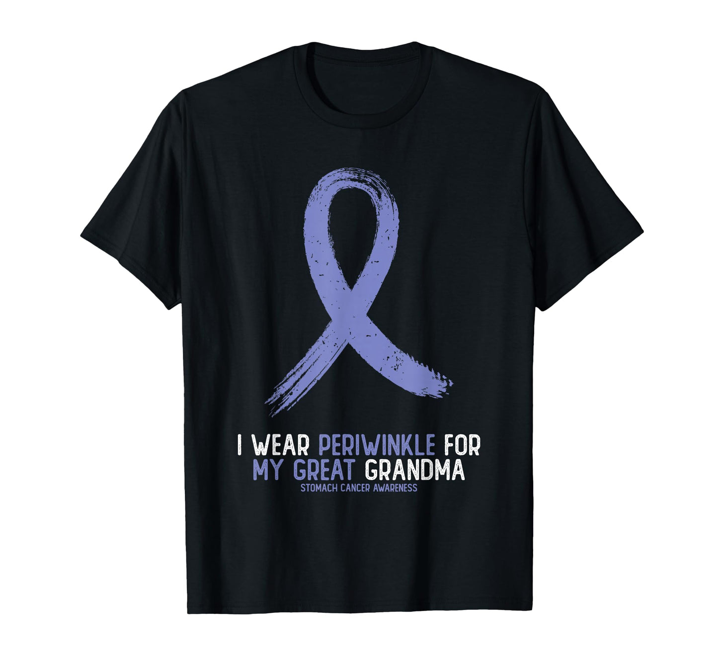 I Wear Periwinkle For My Great Grandma Stomach Cancer T-Shirt