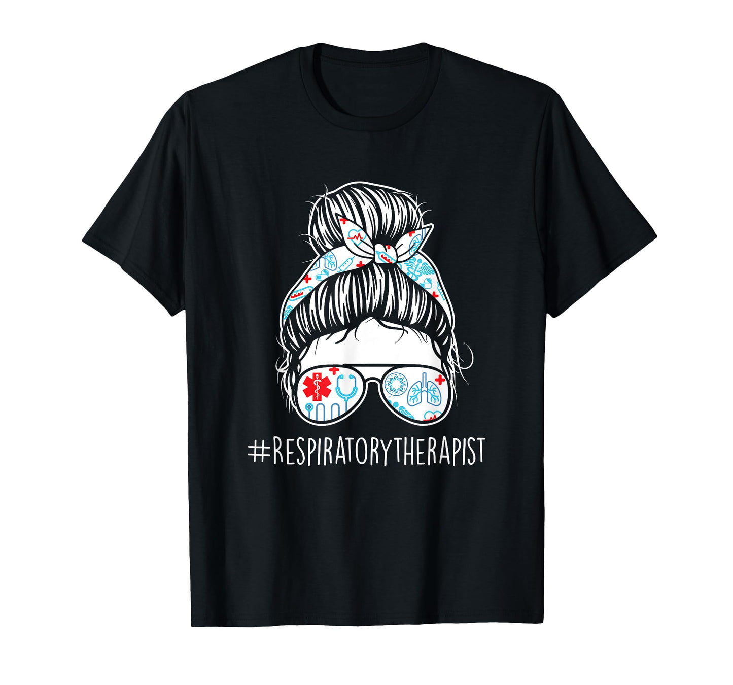 Respiratory Therapist - Woman Medical Worker Lung Therapy T-Shirt