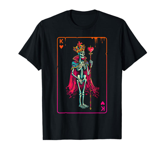 King of Hearts Halloween Costume Valentines Poker Couple Set T-Shirt