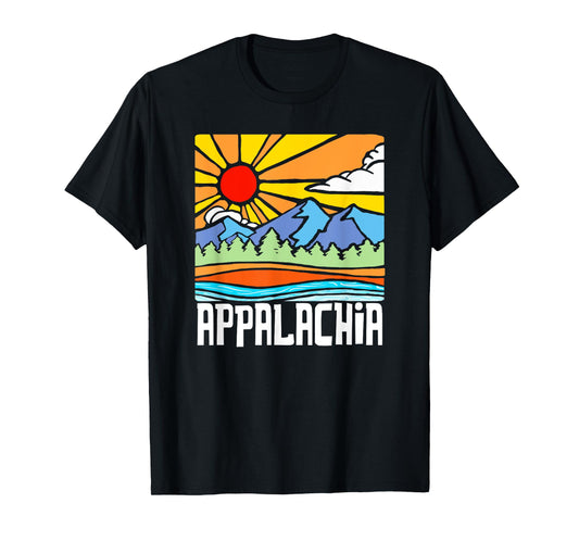 Appalachia Artistic Nature & Mountains Vintage Graphic T-Shirt