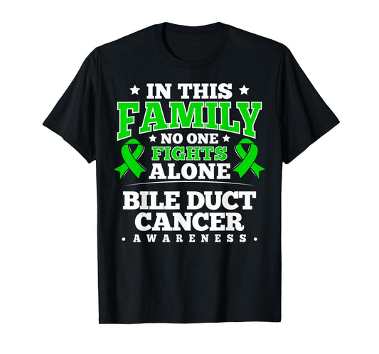 Cholangiocarcinoma Gift Bile Duct Cancer Awareness T-Shirt