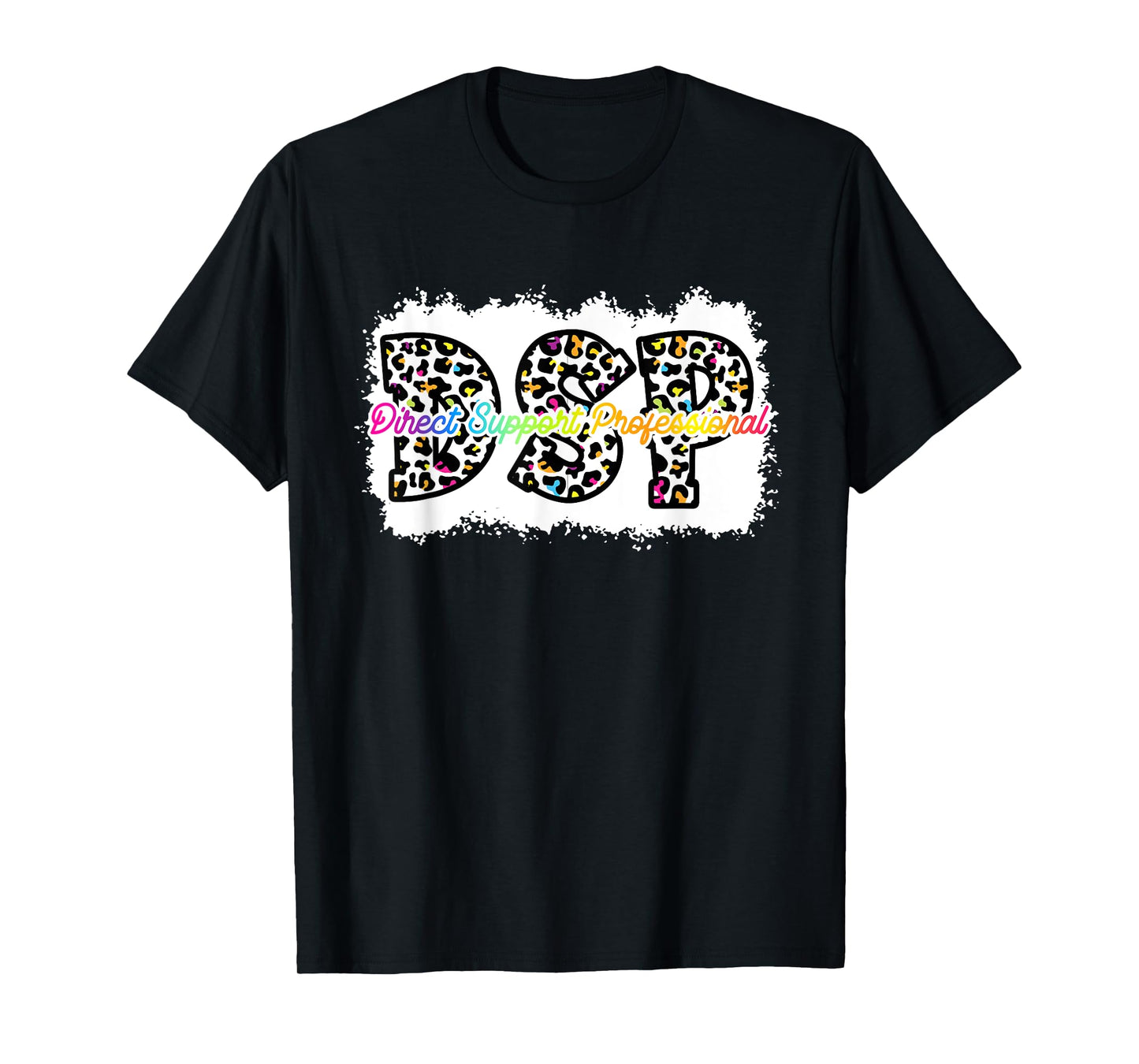 DSP Life RN CNA Nurse Boho Leopard DSP Funny Shirt For Women T-Shirt