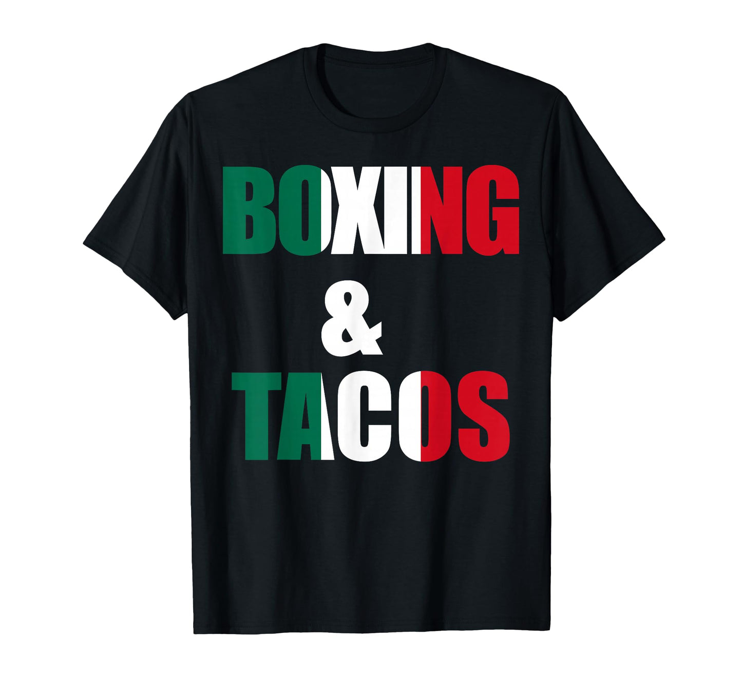 Boxing and Tacos Funny Mexico T-Shirt