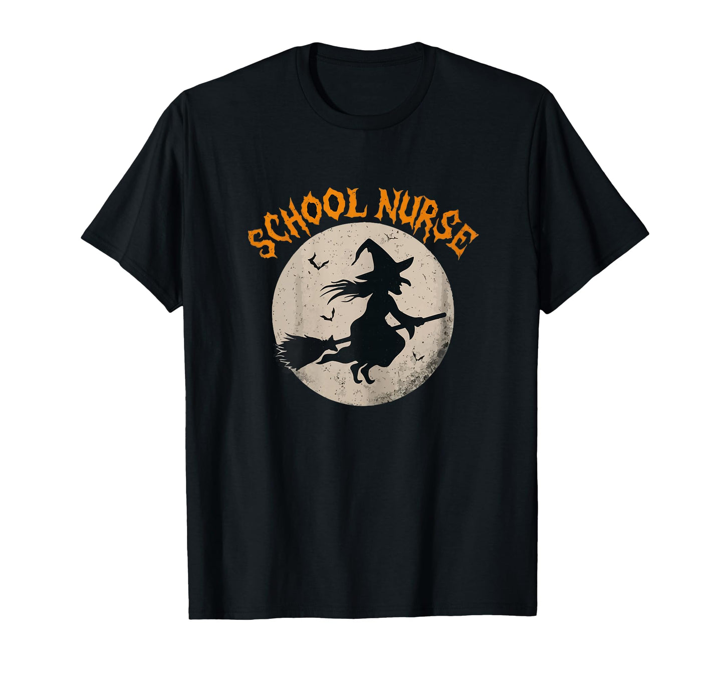 School Nurse Halloween Witch RN Nursing Spooky Season T-Shirt