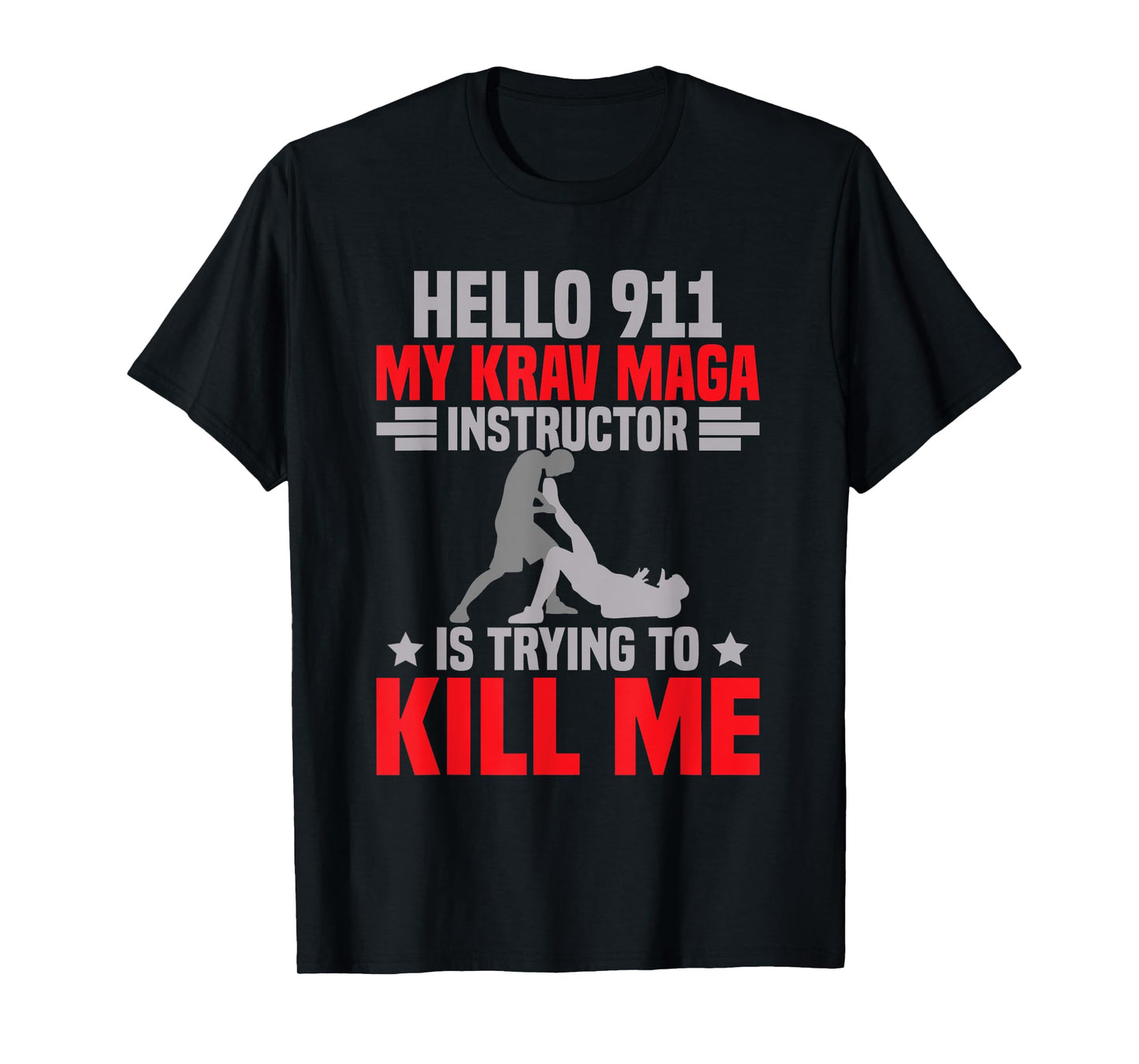 Martial Arts Instructor Self Defense Training Krav Maga T-Shirt